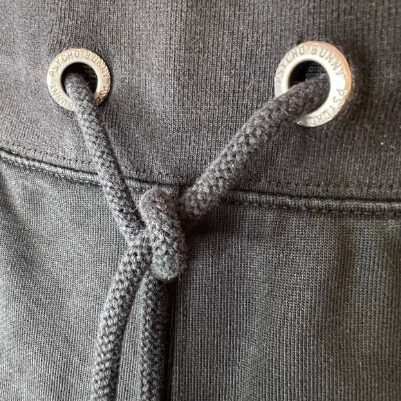 PSYCHO BUNNY French Terry Shorts Training Athletic Gym in Black Men's 2XLT - Picture 12 of 15